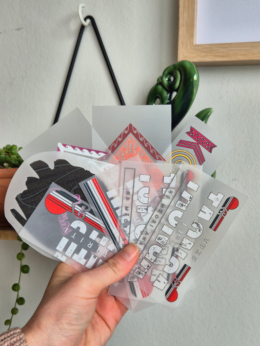 Anō Single Iron On Decals