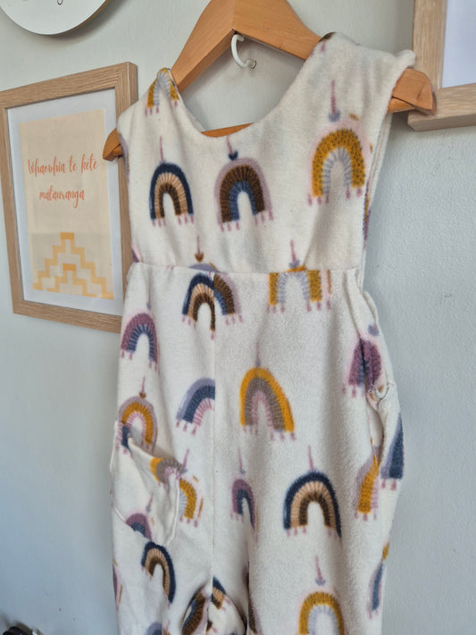 Handmade Fleece Romper (1-2y)