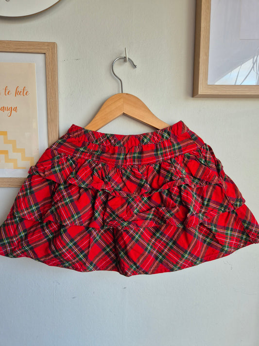Gr8 Kids Tartain Skirt (5-6y)