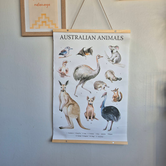 Australian Animals Wall Hanging