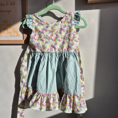 Vintage Style Handmade Dress (6-12m)