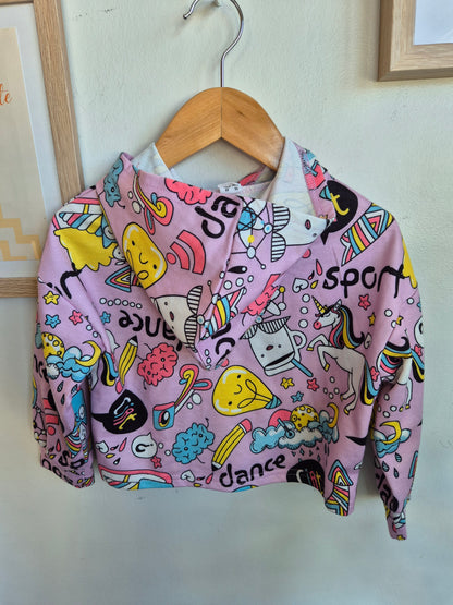 Shein Grafic Hoodie (2-3y)