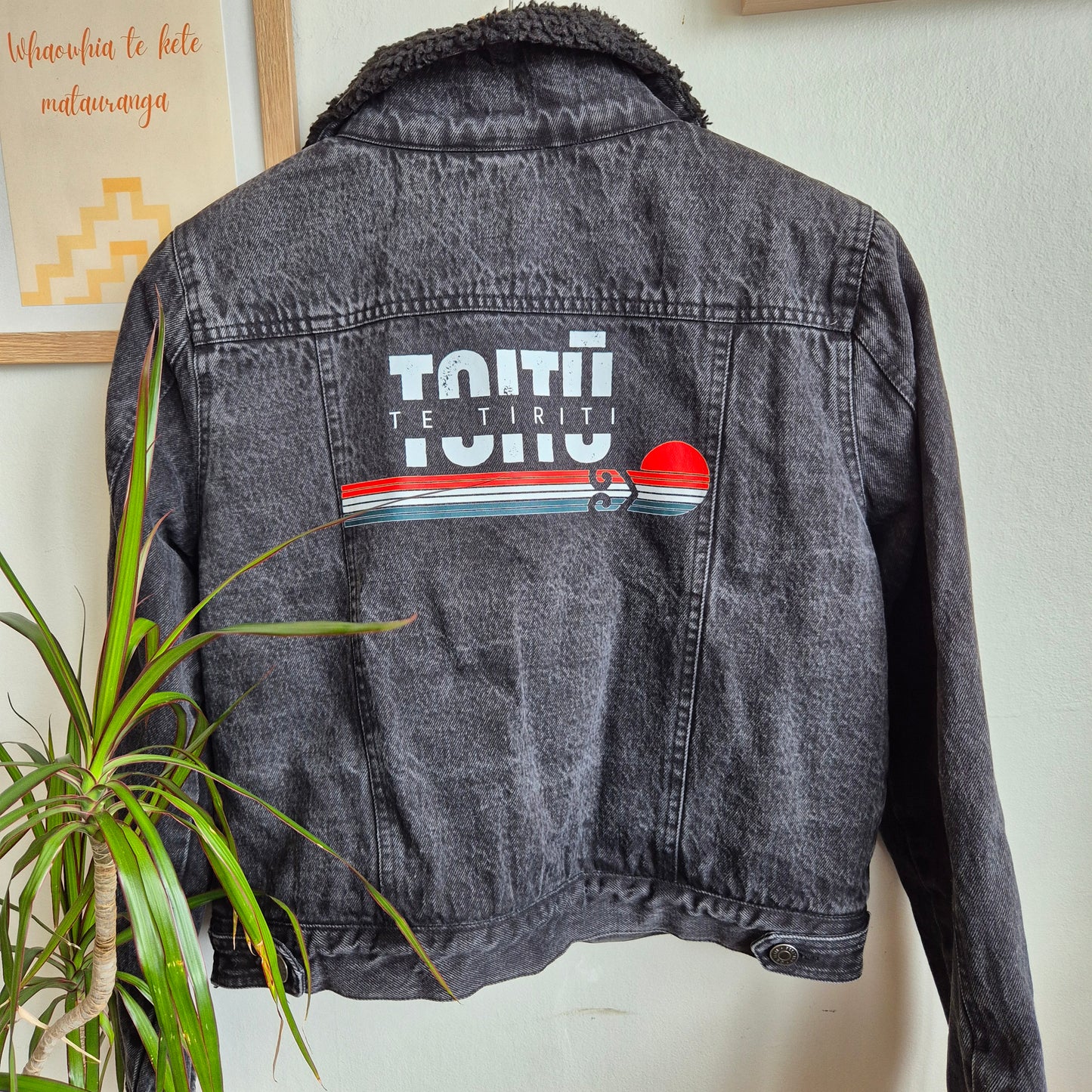 Toitū Te Tiriti: Glassons Sherpa/Denim Jacket (Women's 8)