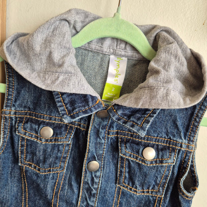 Mana Motuhake : Dymples Denim Vest (2y)