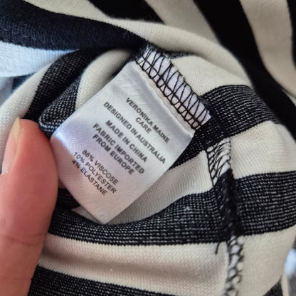 Veronika Maine Boat Neck Stripe Top (womens m)