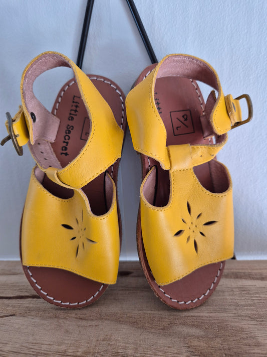 Little Secret Mustard Sandals (L)