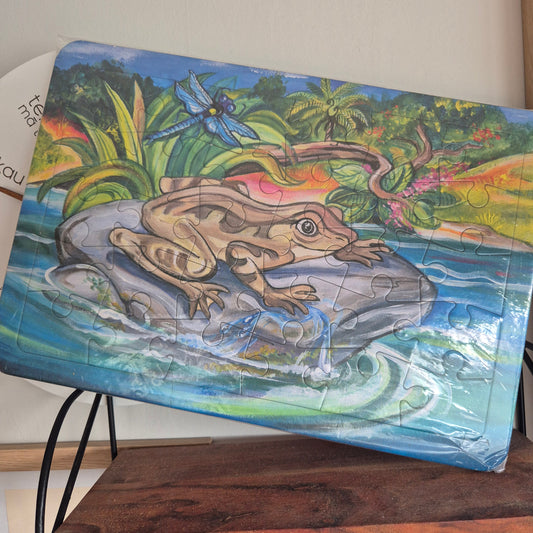 Native Frog Puzzle by Carwn Glazer