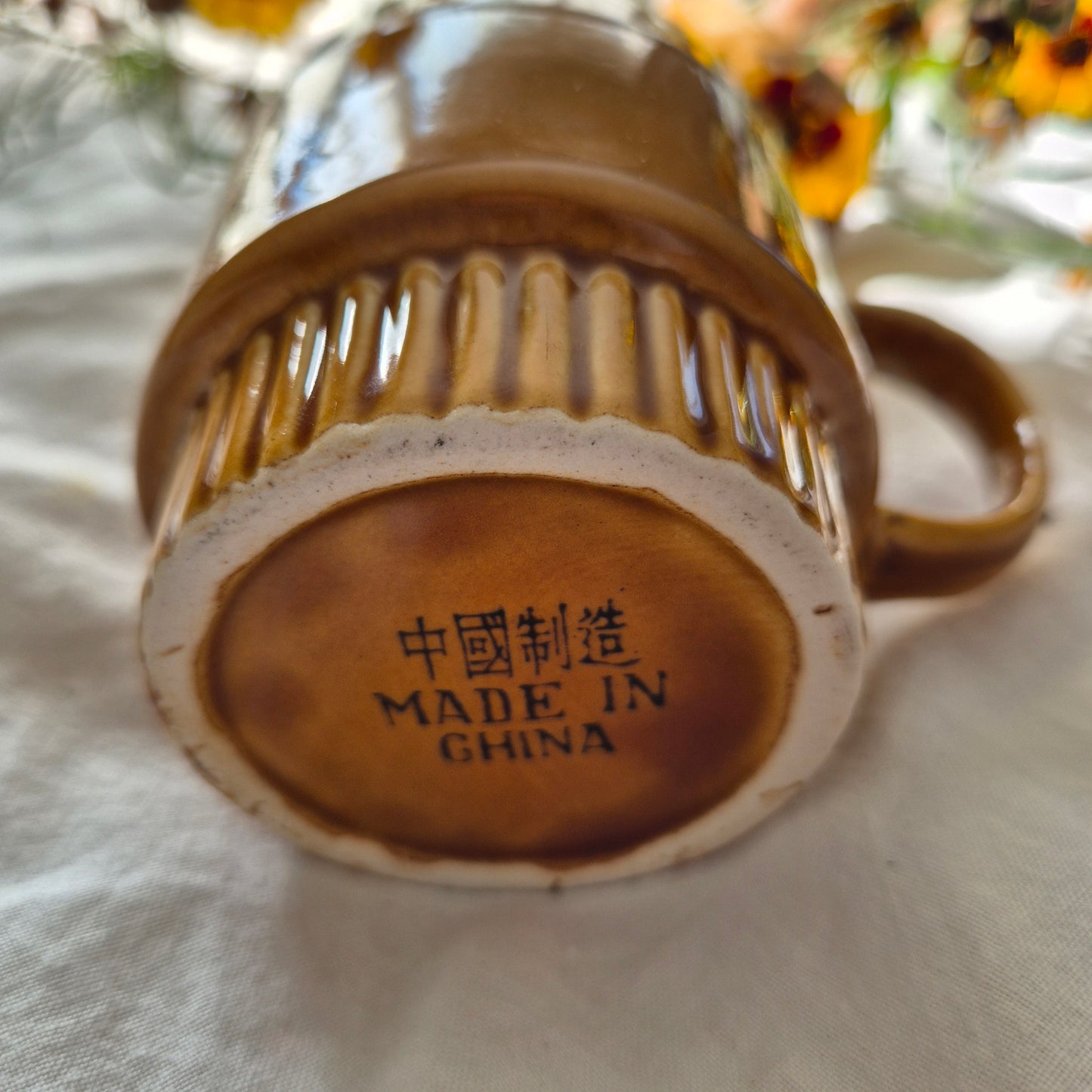 Rustic Glazed Ceramic Mug