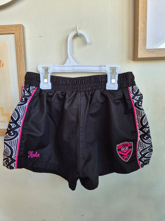 Haka Rugby Style Shorts (9y)