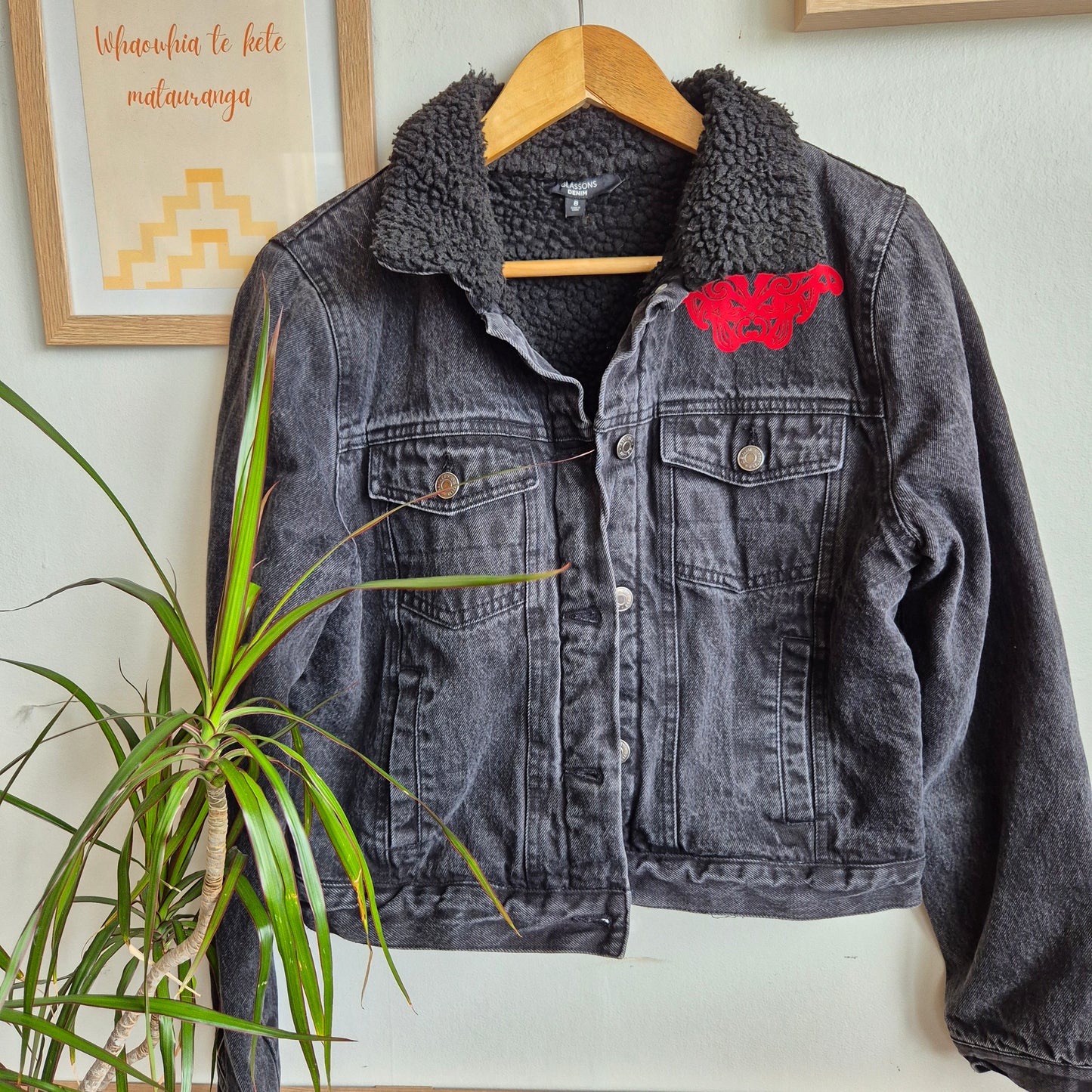 Toitū Te Tiriti: Glassons Sherpa/Denim Jacket (Women's 8)