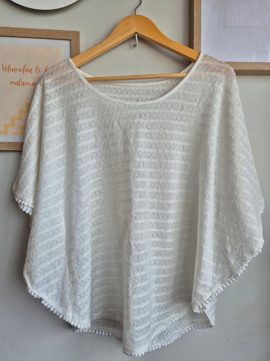 Flowy White Top (Women's S)