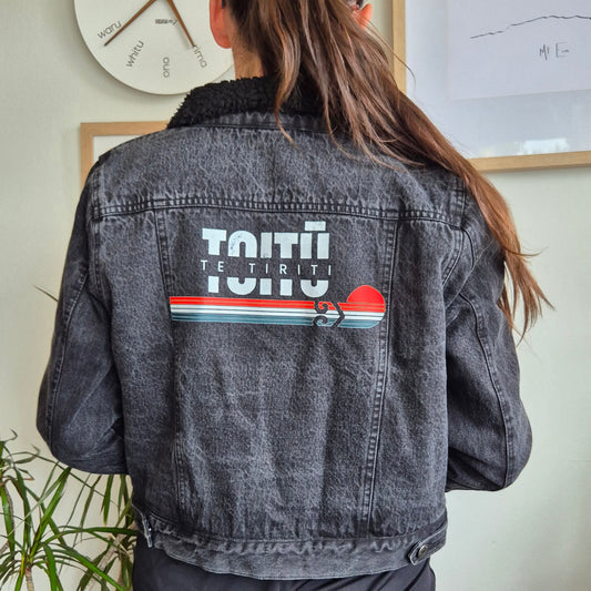 Toitū Te Tiriti: Glassons Sherpa/Denim Jacket (Women's 8)