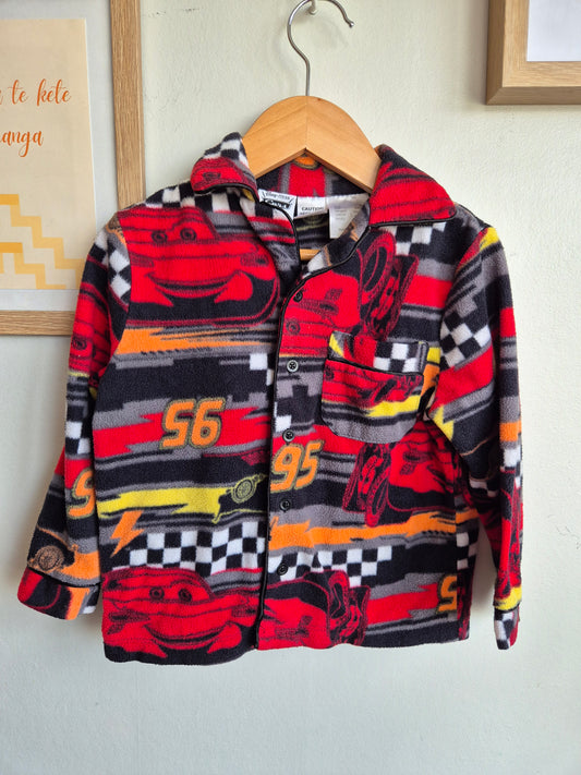 Cars Fleece PJ Top Only (4y)