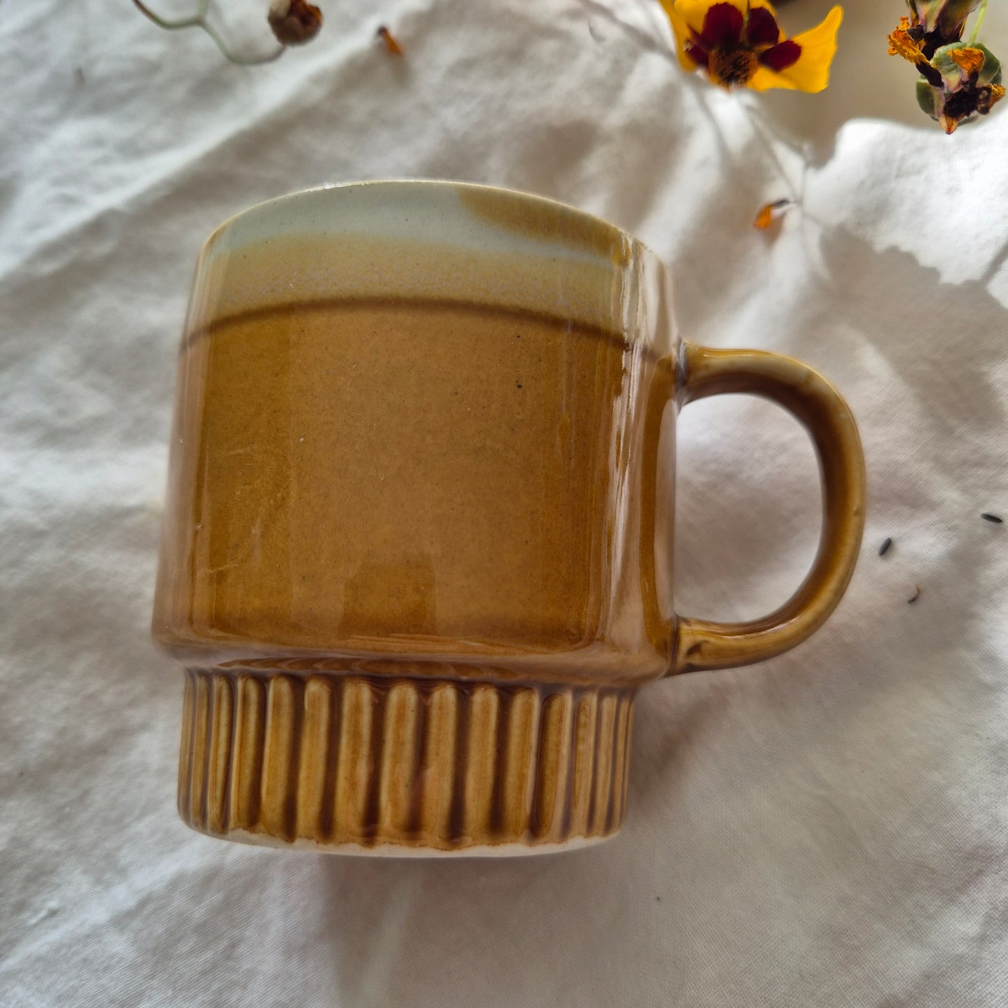 Rustic Glazed Ceramic Mug