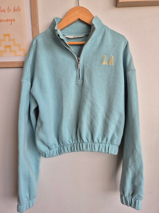 H&M Crop Quarter Zip (10-12y)