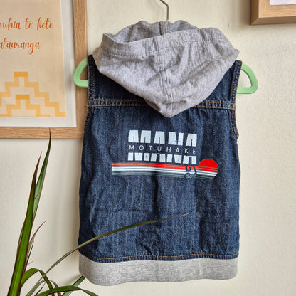 Mana Motuhake : Dymples Denim Vest (2y)