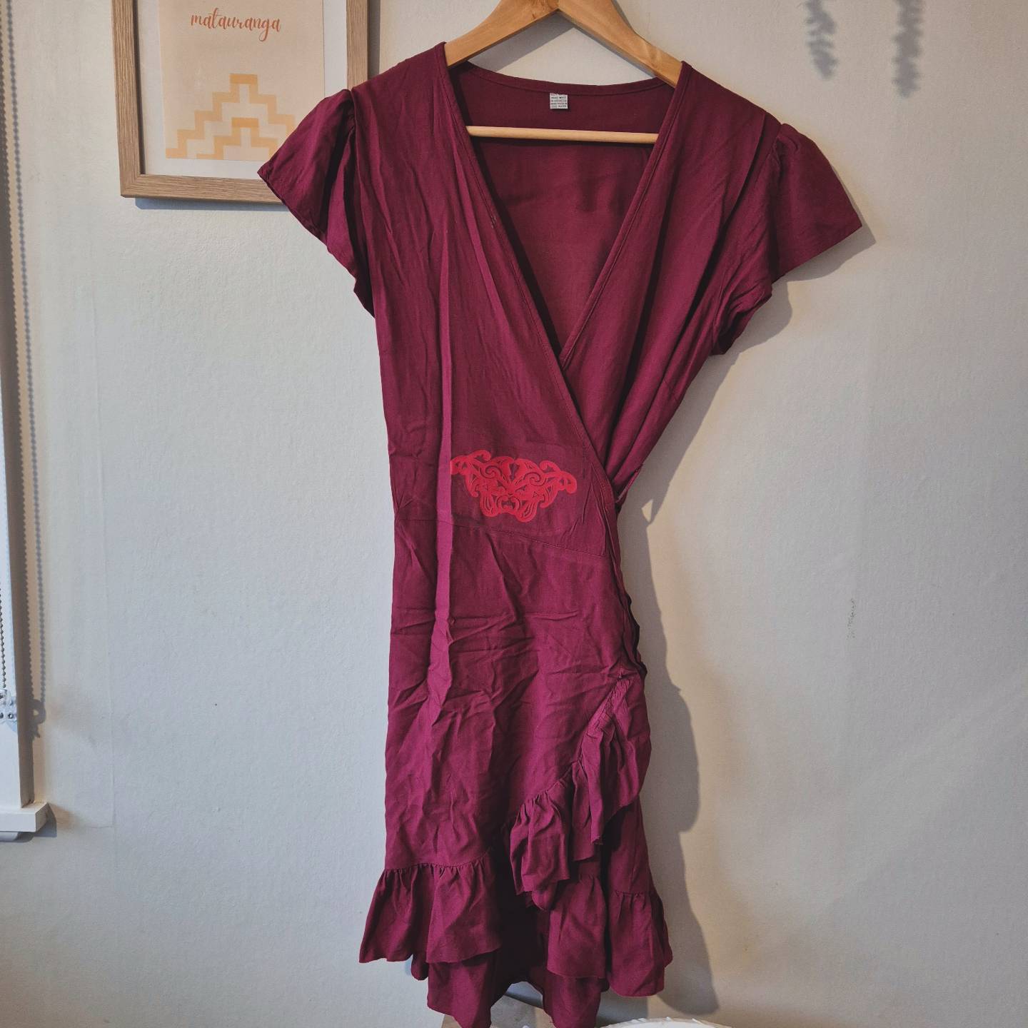 Toitū Kākahu Wrap Dress (S/M)