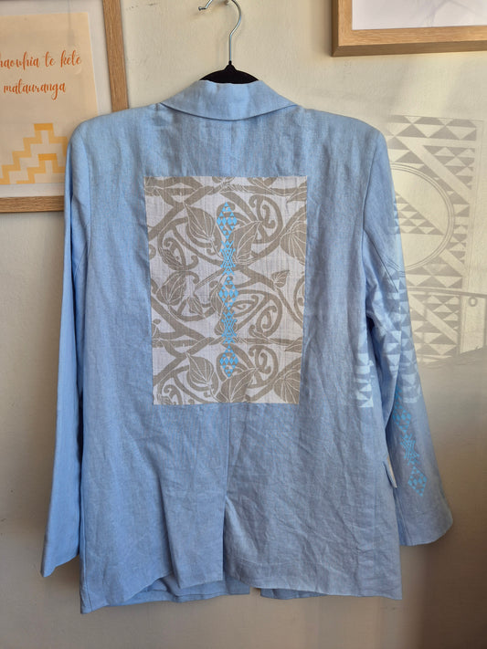 Toitū Kākahu - Blue Anko Blazer (Women's 6)