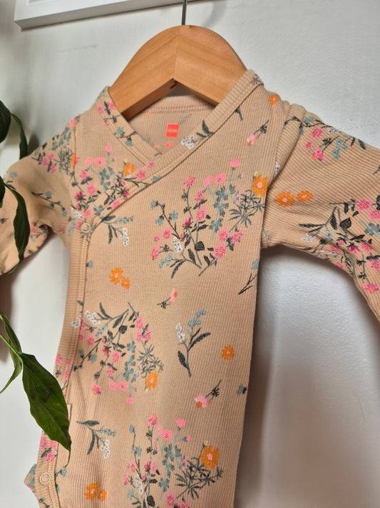 Hema Bamboo Rib Bodysuit (6m)