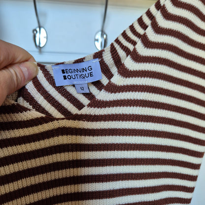 Beginning Boutique Rib Maxi Dress (Women's 12)